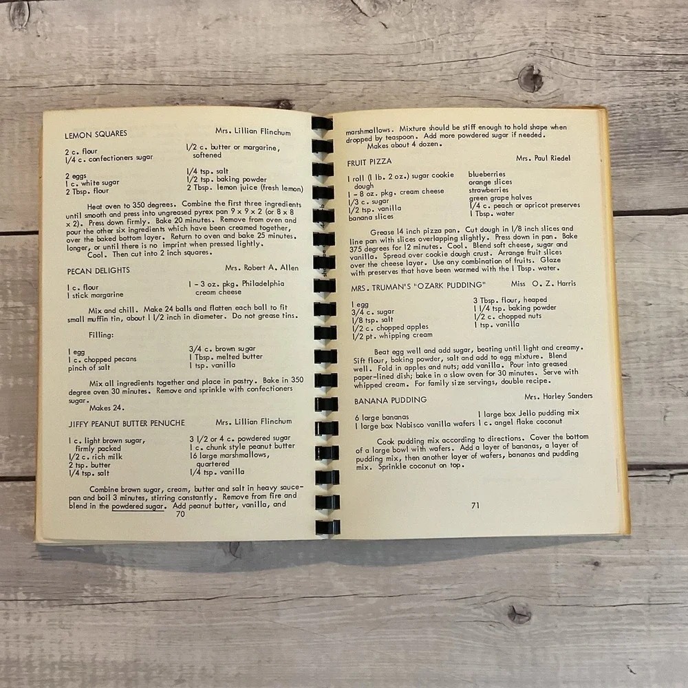 Favorite Recipes Our Best Cooks Cookbook Oklahoma Christian College Shawnee